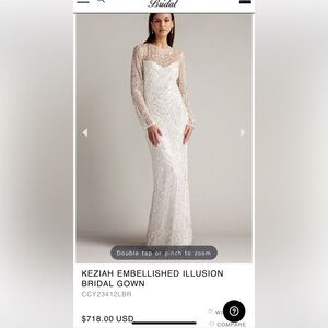 Brand New Beaded Bridal Gown